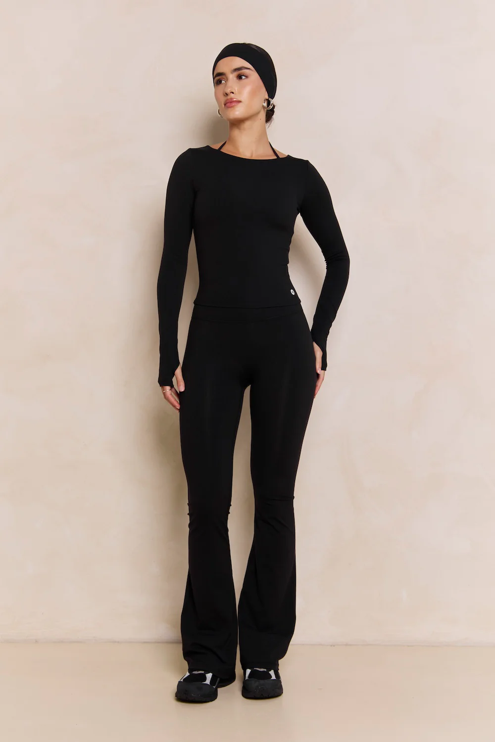 Astoria Airvíve Boat Neck Long Sleeve - Black - Image 3