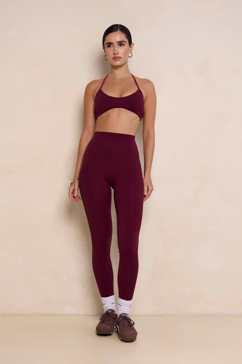 Astoria Airvíve Full Length Legging - Burgundy - Image 3
