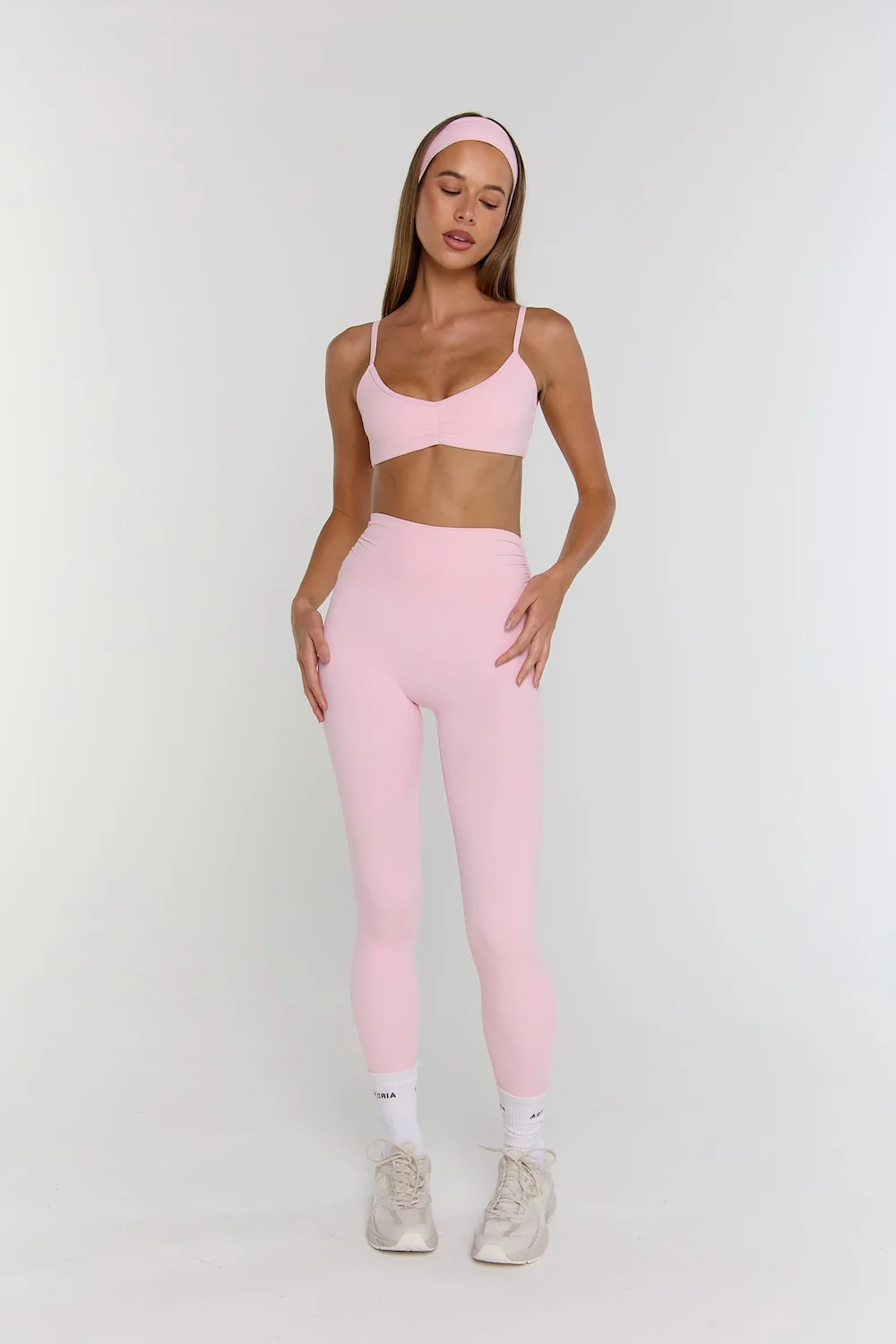 Astoria Airvíve Ruched Legging - Sweetheart Pink - Image 4