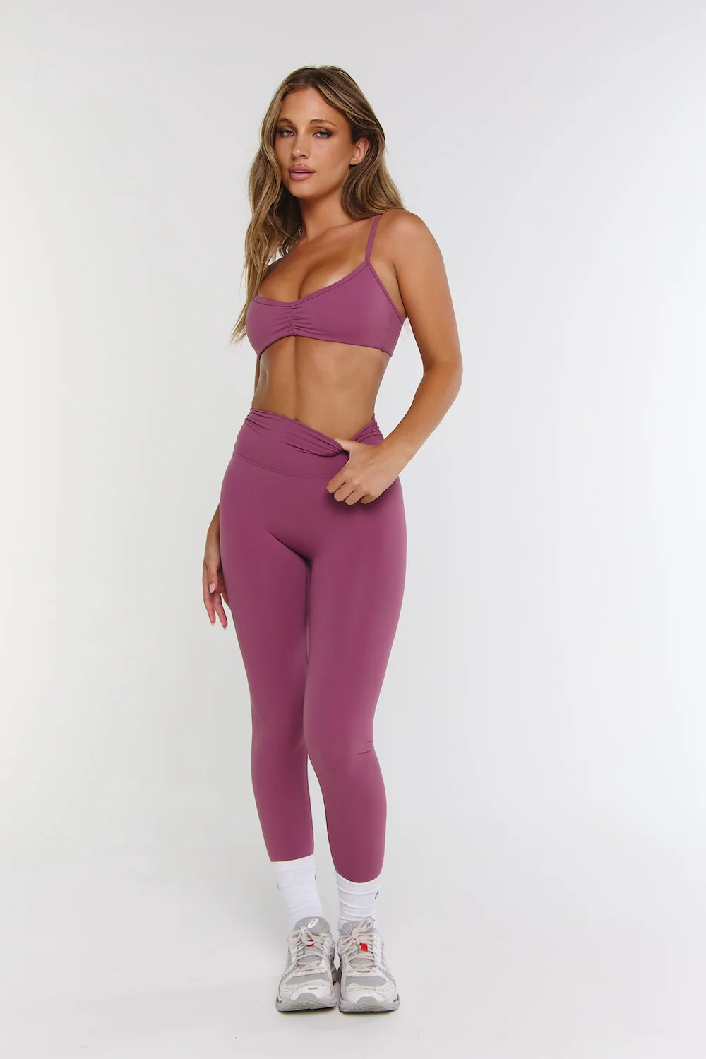 Astoria Airvíve Ruched Micro Sports Bra - Sugarplum - Image 5