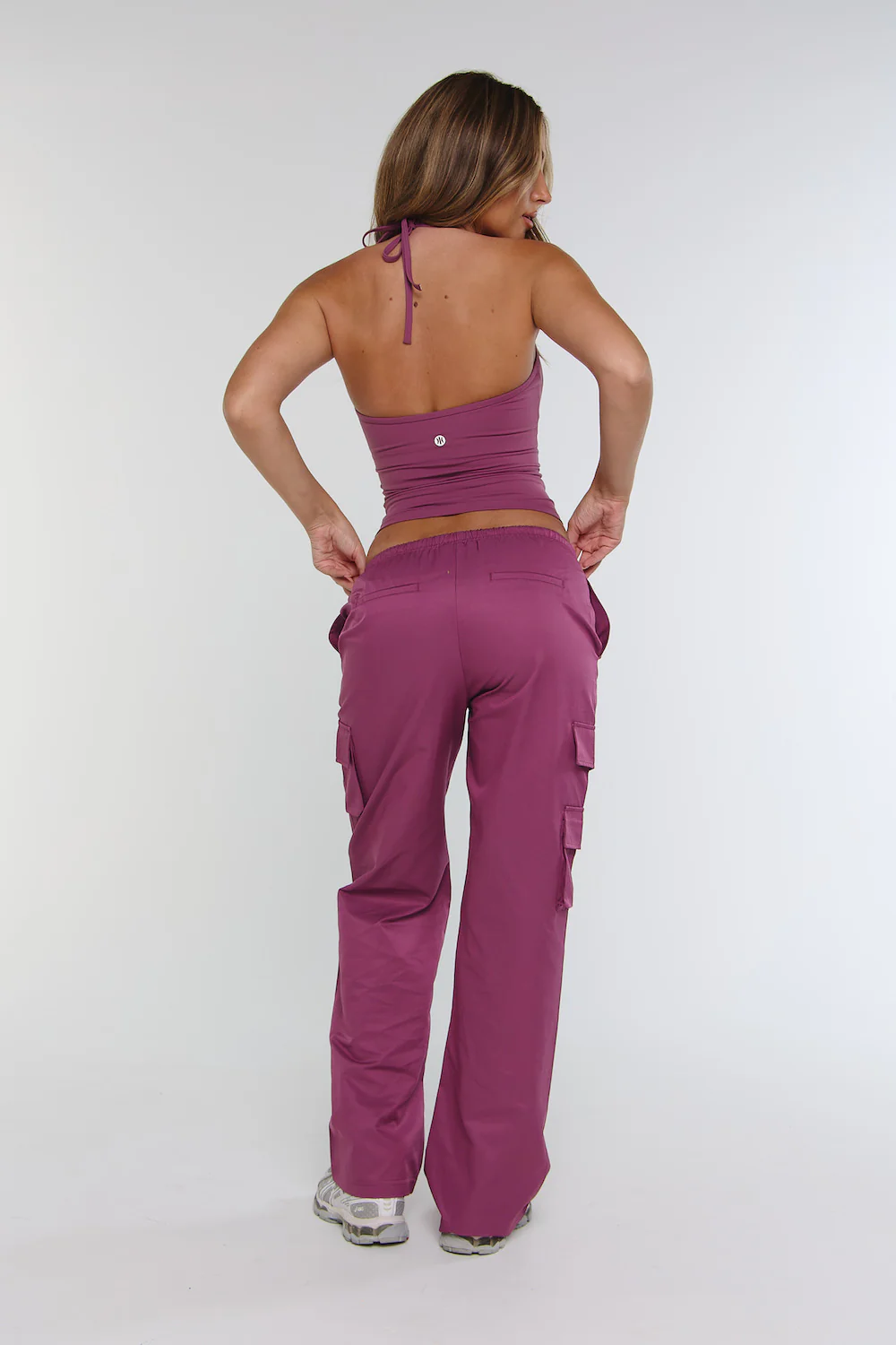 Astoria Airvíve Tie Halter Tank - Sugarplum - Image 5