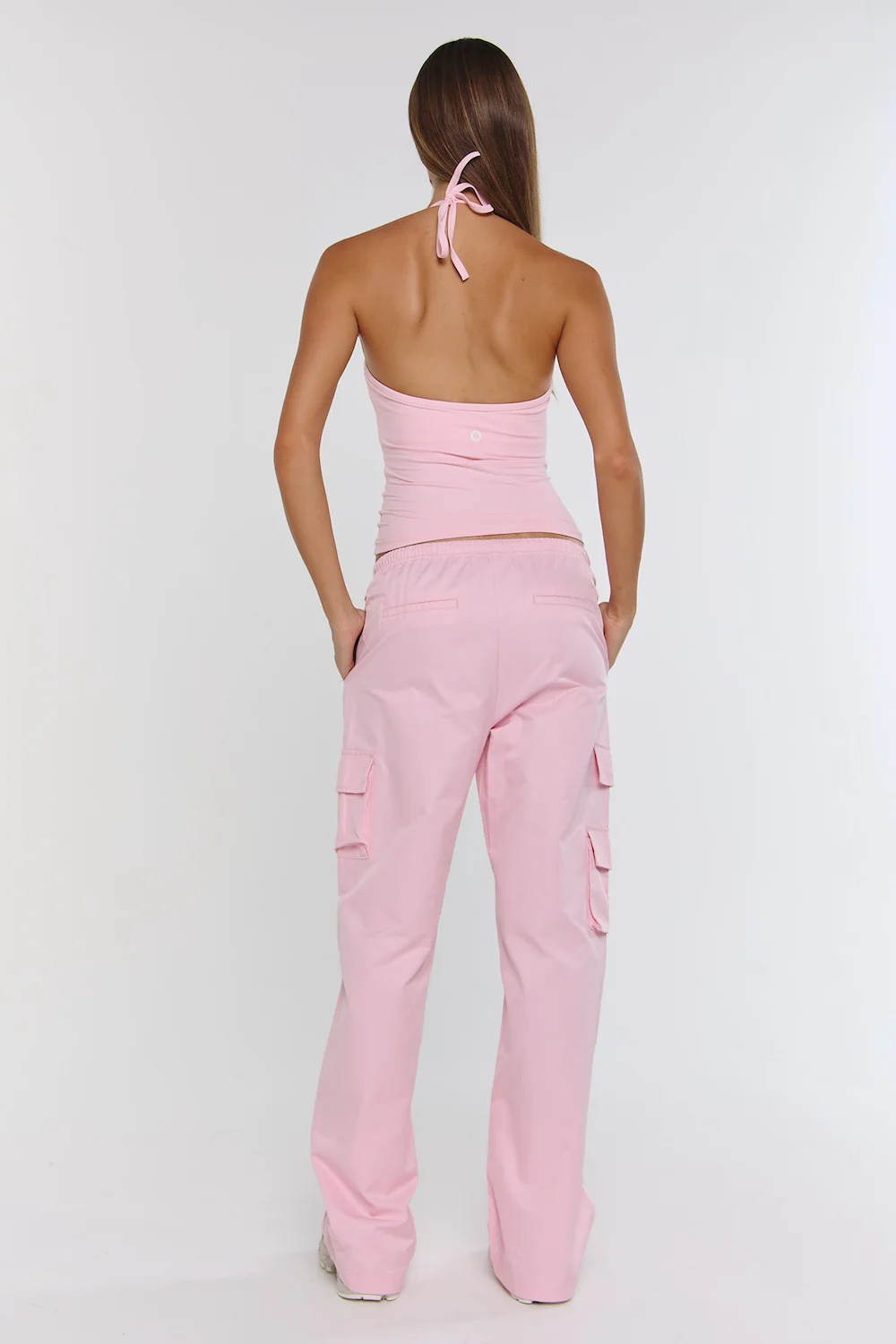 Astoria Airvíve Tie Halter Tank - Sweetheart Pink - Image 4