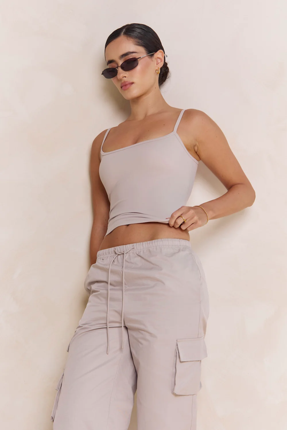 Astoria Cargo Pant - Ash Grey - Image 5