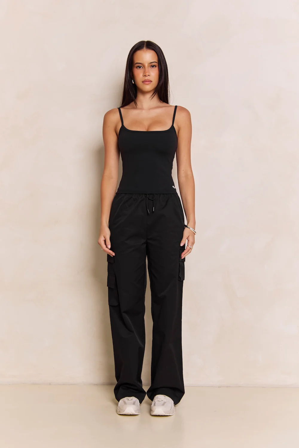Astoria Cargo Pant - Black - Image 7