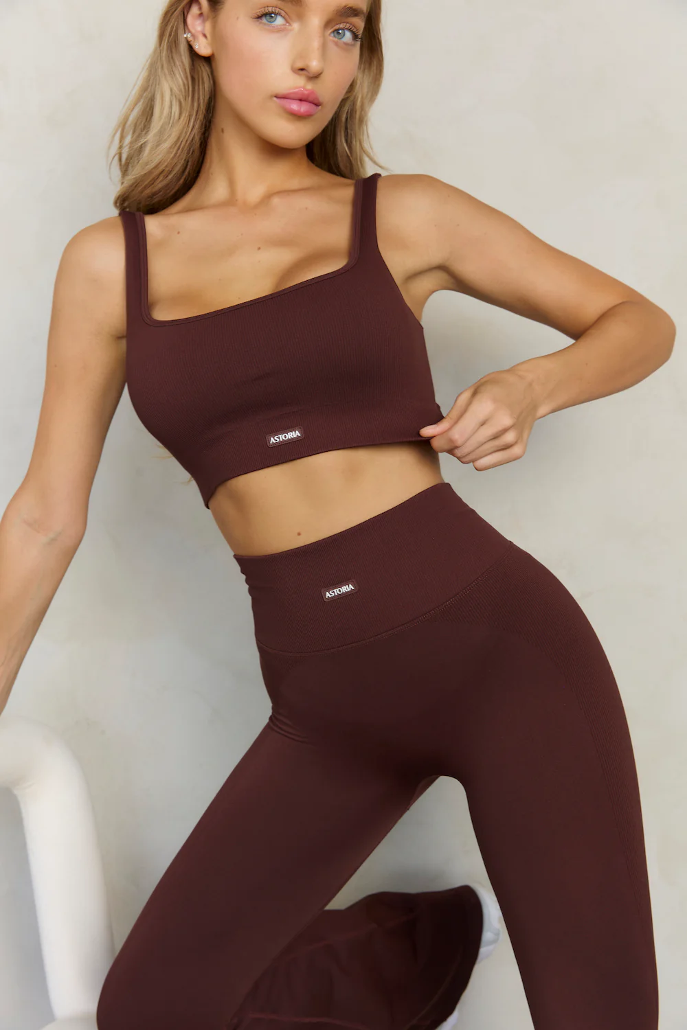 Astoria CONTOUR Ribbed Seamless Flare - Espresso - Image 5