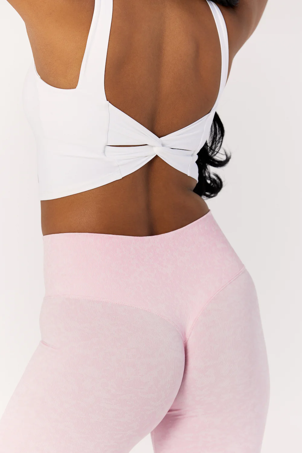 Astoria LIVE LUXE Crossed Sports Crop - White - Image 3