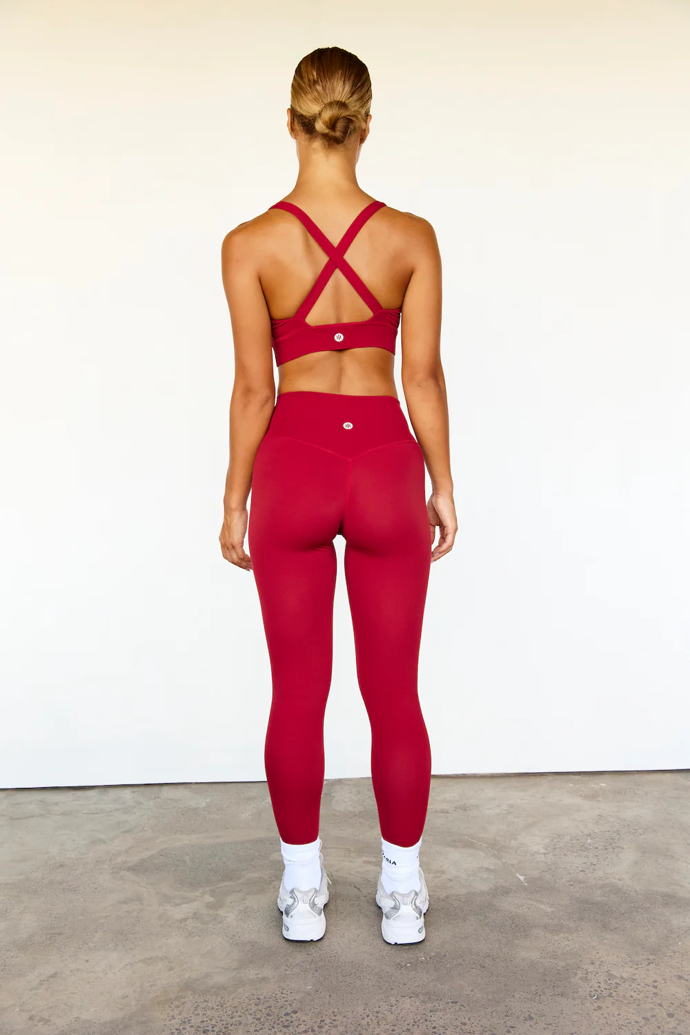 Astoria LUXE BALANCE Full Length Legging - Dark Cherry - Image 3