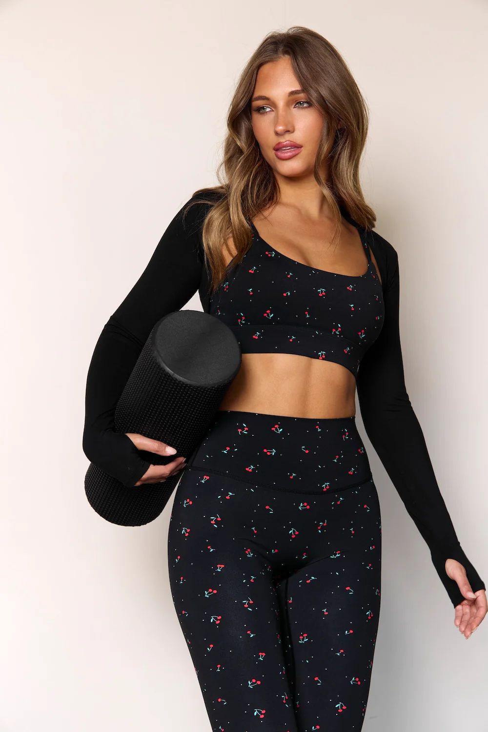 Astoria LUXE BLOSSOM Sports Bra - Black Cherry - Image 4