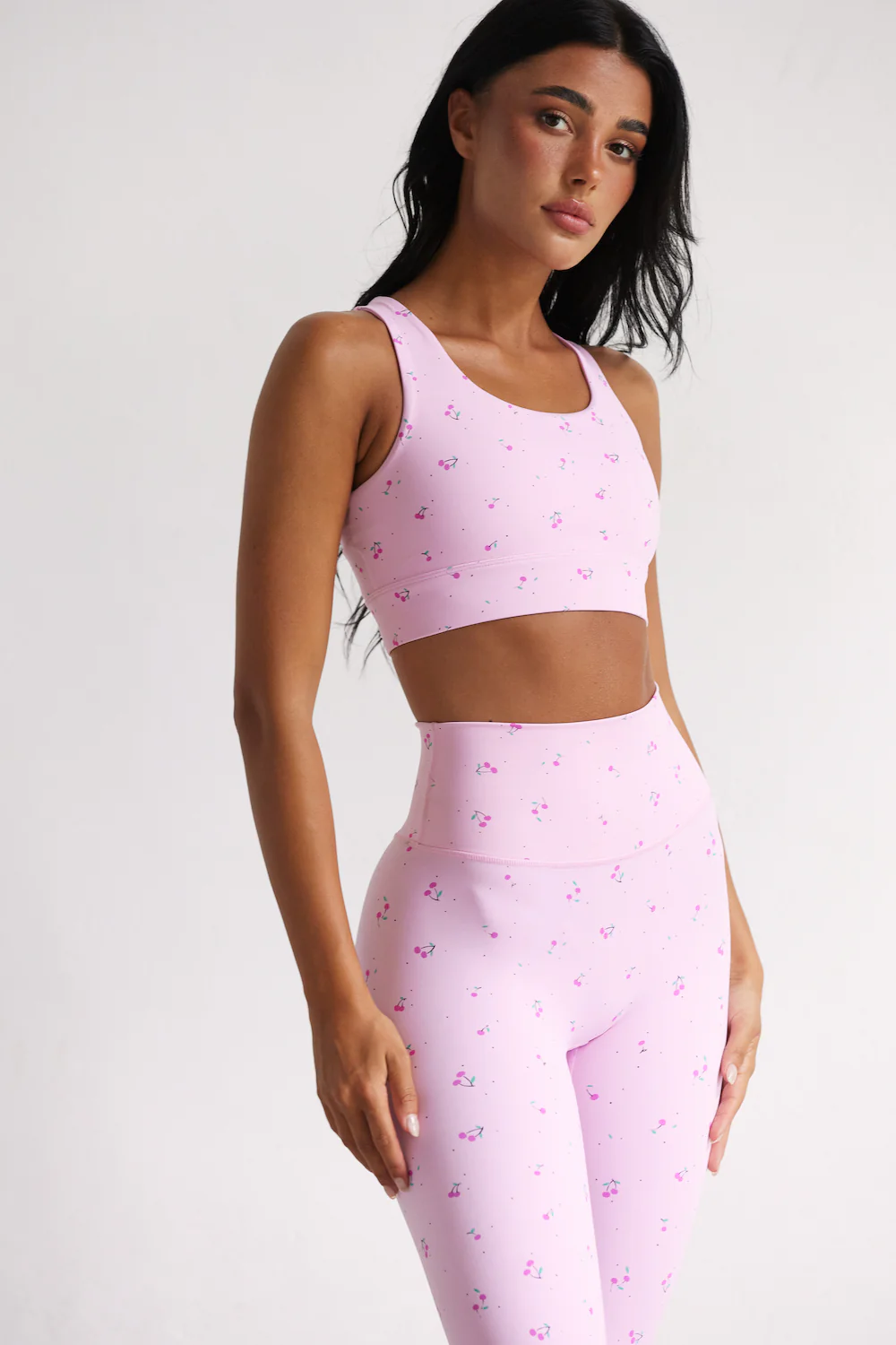 Astoria LUXE BLOSSOM Sports Crop - Cherry - Image 3