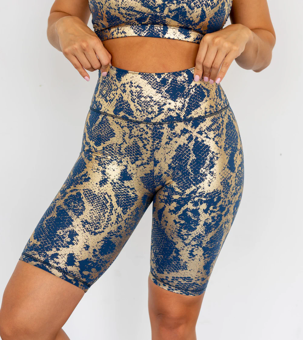 Astoria LUXE METALLIC Series Short - Navy/Gold - Image 3