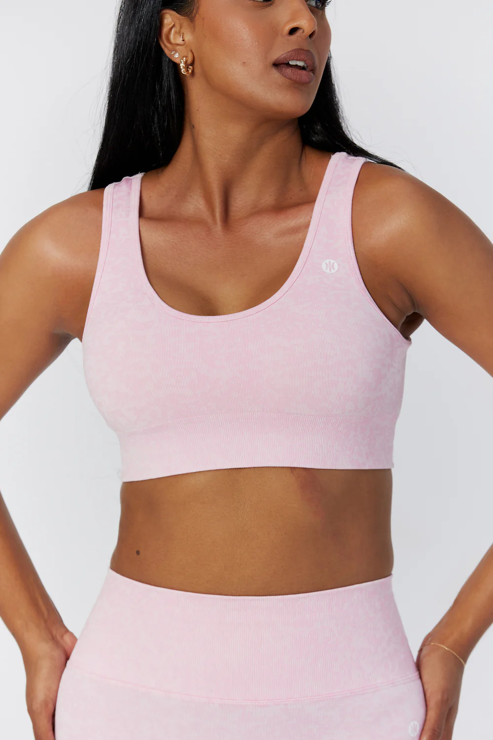Astoria RISE Seamless Legging - Baby Pink - Image 3