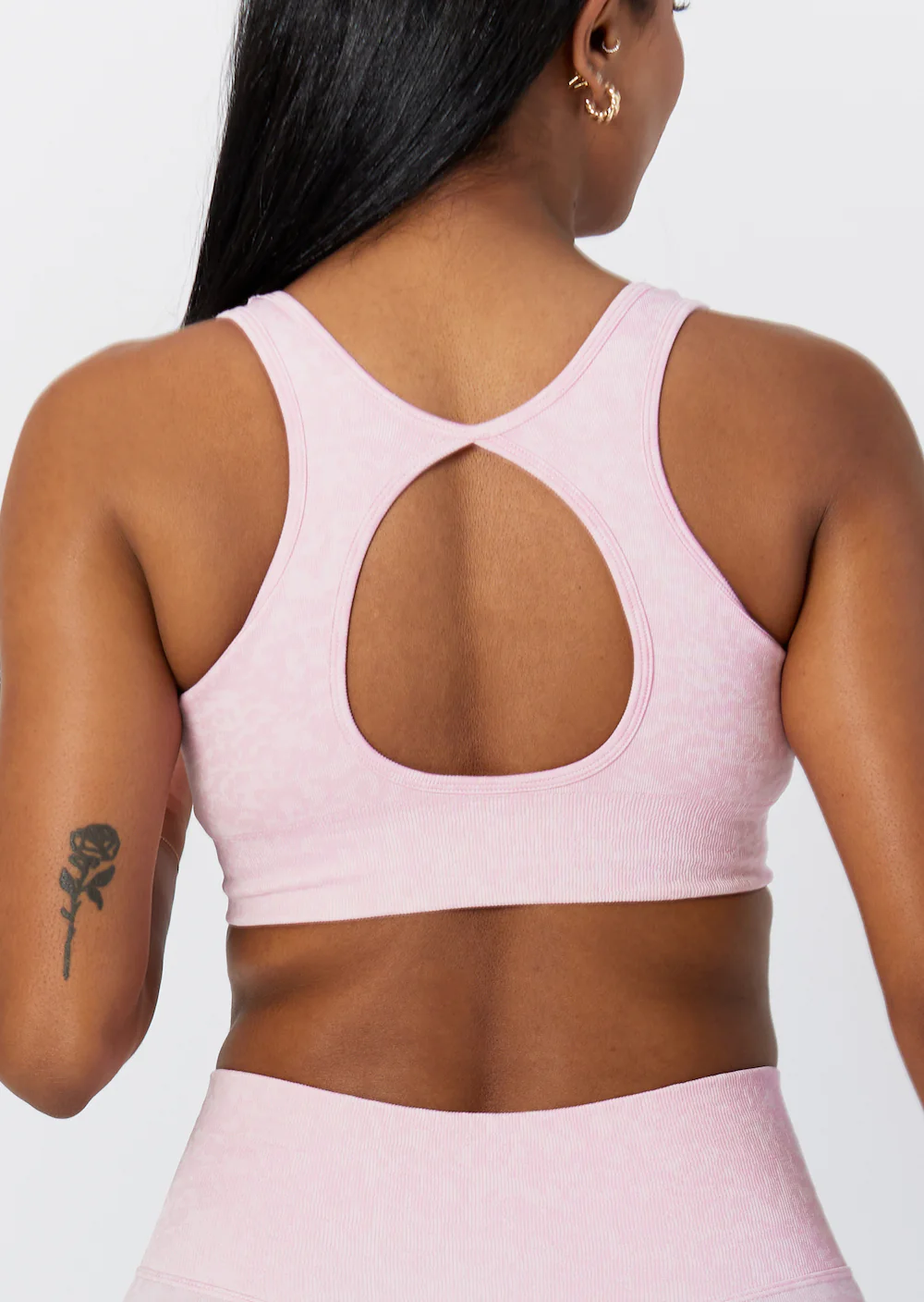 Astoria RISE Seamless Sports Bra - Baby Pink - Image 2