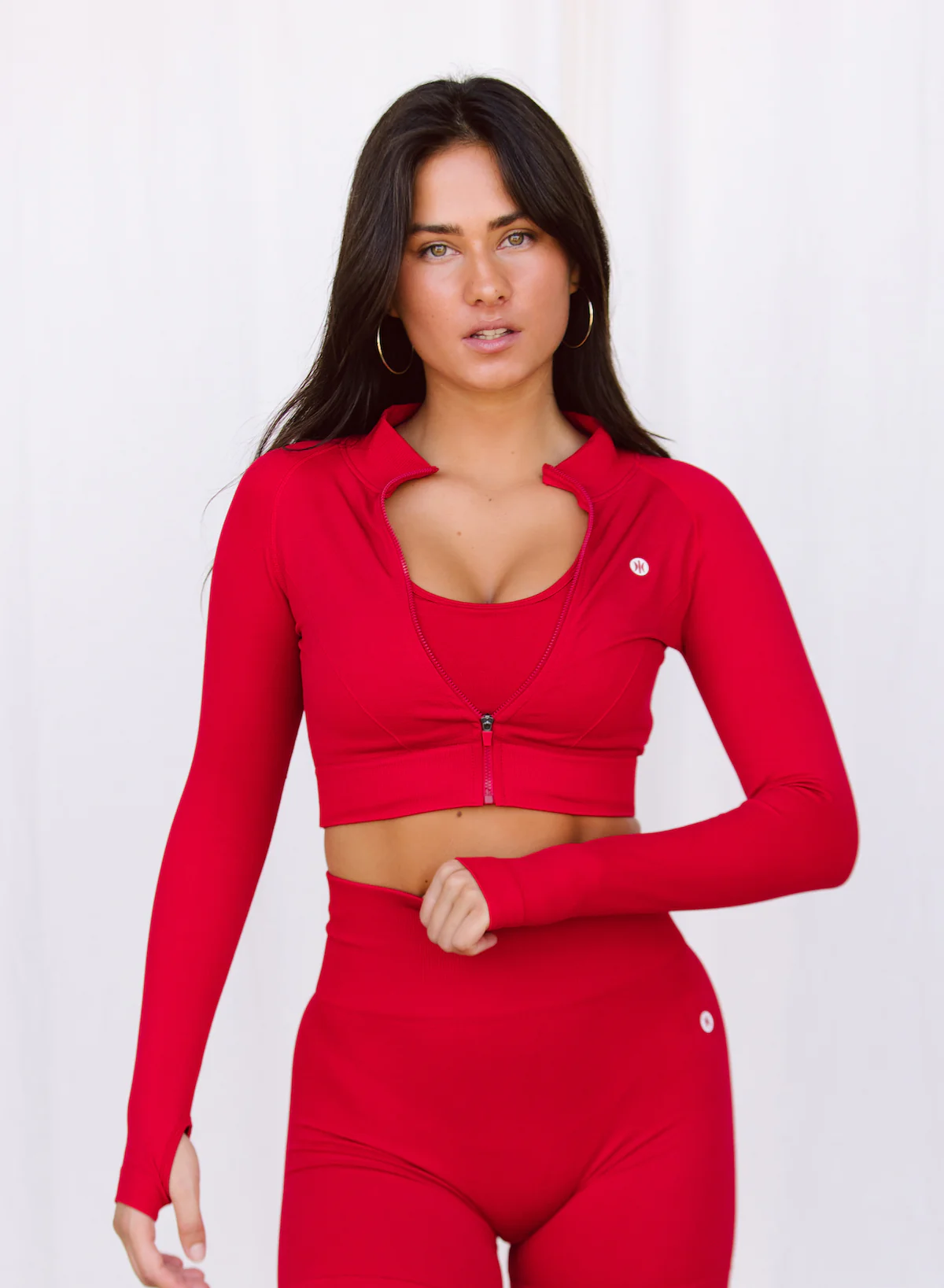 Astoria VELOCITY Seamless Zip Up - Cherry - Image 4
